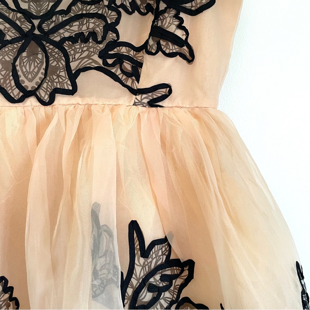 Anthropologie Maeve Sleeveless V-Neck Lace Fit And Flare Mini Dress Size 6 NWT - Picture 10 of 15